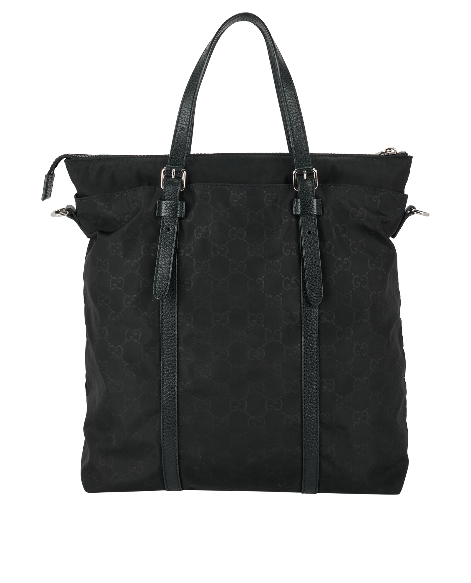 GG Tote, &pound;300, Handbags, Black, Nylon, Back view